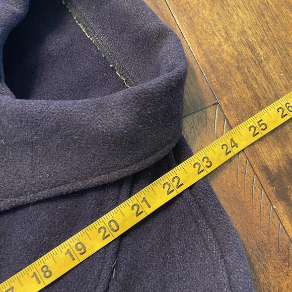 Vintage Villanova Jacket Mens Medium Blue Wool Varsity Letterman Striped 60s 70s - Picture 13 of 16